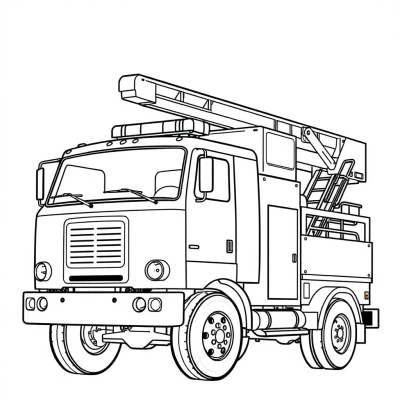 Truck with Ladder