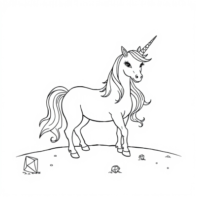 Unicorn and Diamond