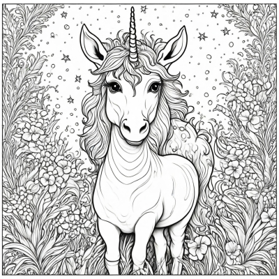 Unicorn and New Year