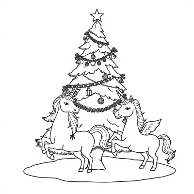 Christmas Tree of Unicorns