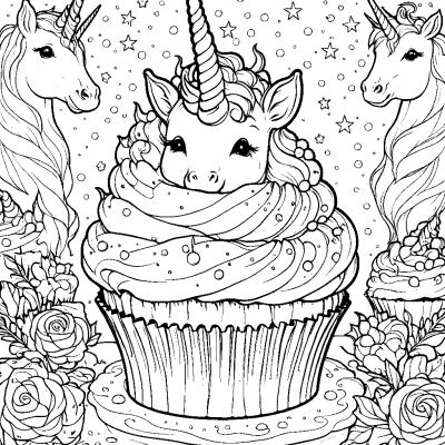 Unicorn Cupcake