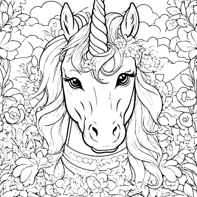 Unicorn on Valentine's Day
