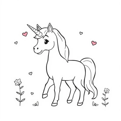 Unicorn with a Heart