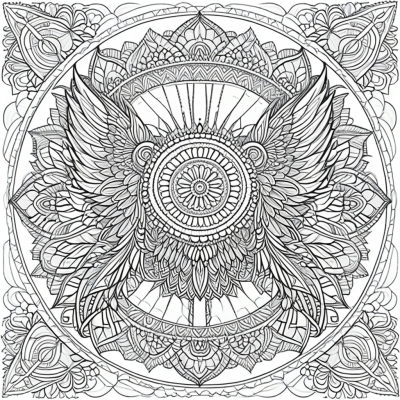 Zentangle Wings