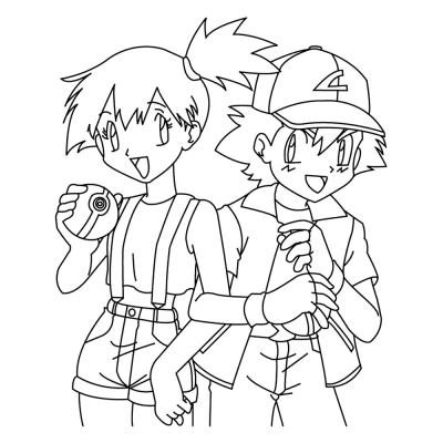 Ash Ketchum and Misty