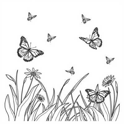 Catching Butterflies in Summer