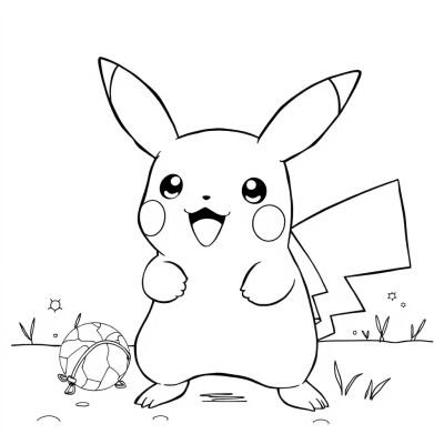 Cheerful Pikachu