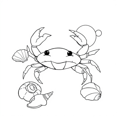 Crab and Shells