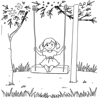 Girl on a Swing