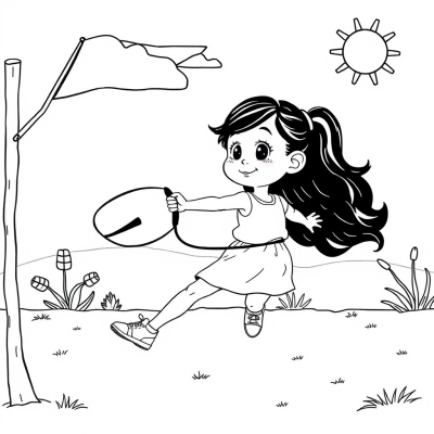 Girl with a Jump Rope