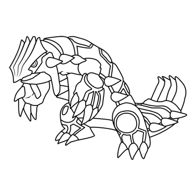 Legendary Pokémon Groudon #0383
