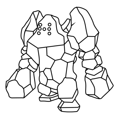 Legendary Pokémon Regirock #0377