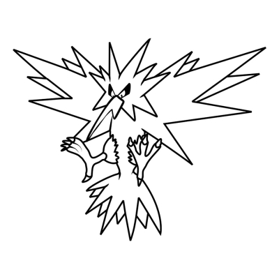 Legendary Pokémon Zapdos