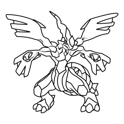 Legendary Pokémon Zekrom #0644