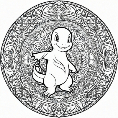 Charmander Mandala