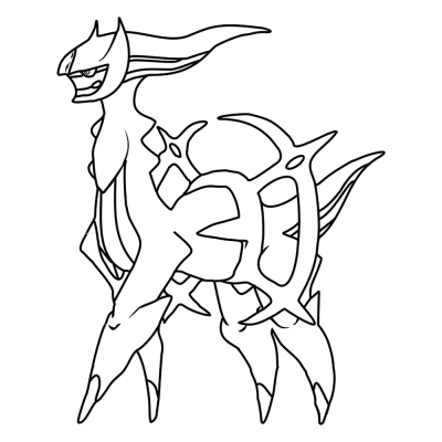 Mythical Pokémon Arceus #0493