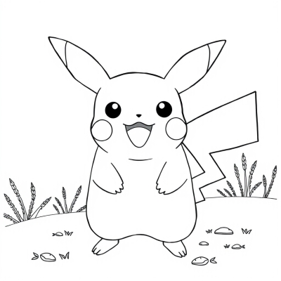 Cheerful Pikachu