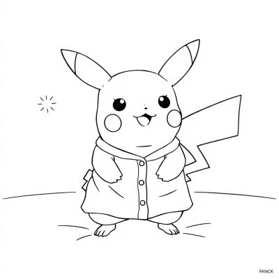 Pikachu in Pajamas