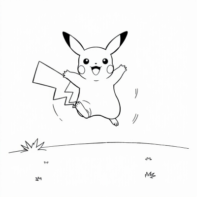 Pikachu Jumps