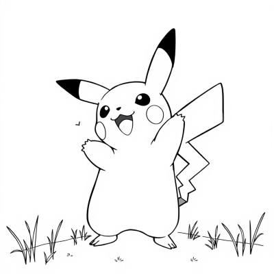 Pikachu Reaching Up