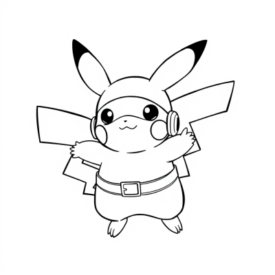 Pikachu Superhero