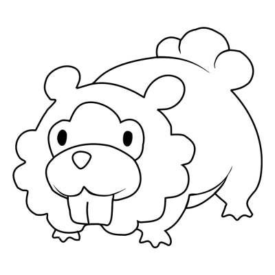 Pokemon Bidoof #0399