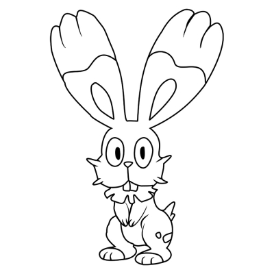 Pokemon Bunnelby #0659