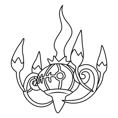 Pokemon Chandelure #0609