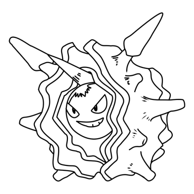 Pokemon Cloyster #0091