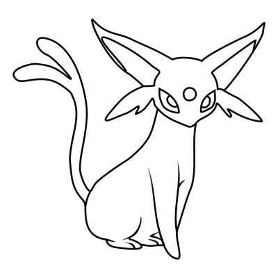 Espeon from Pokémon
