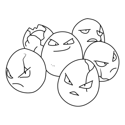 Pokemon Exeggcute #0102