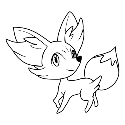 Pokemon Fennekin #0653
