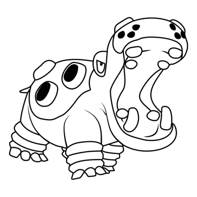 Pokemon Hippowdon #0450