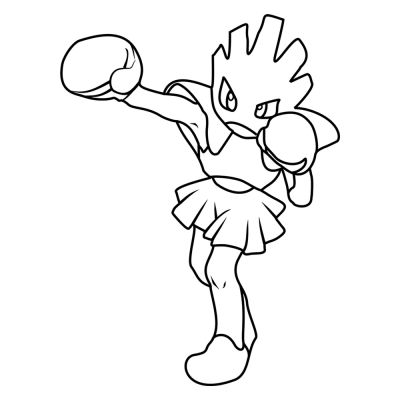 Pokemon Hitmonchan #0107
