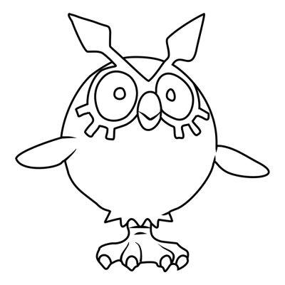 Pokémon Hoothoot #0163
