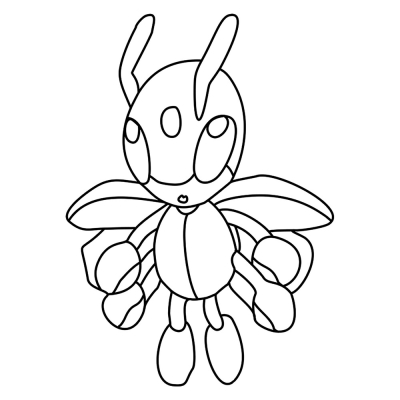 Pokemon Ledian #0166