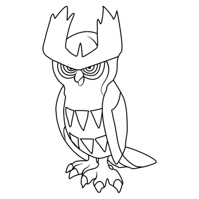Pokemon Noctowl #0164