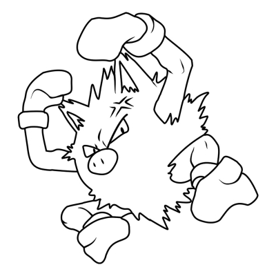 Pokemon Primeape #0057