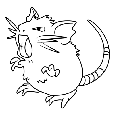 Pokémon Raticate #0020