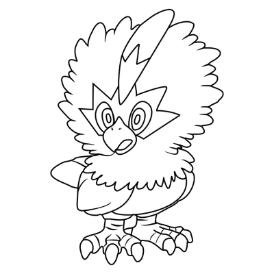 Pokemon Rufflet #0627