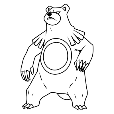 Pokemon Ursaring #0217