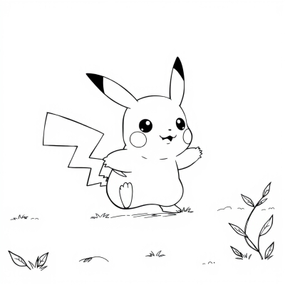 Running Pikachu