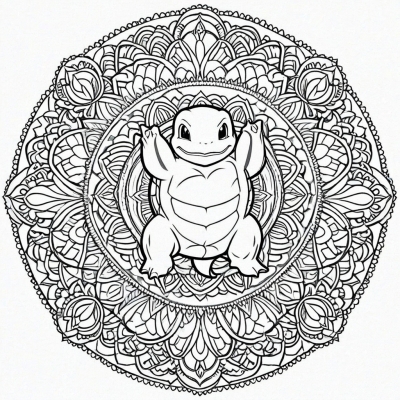 Squirtle Mandala