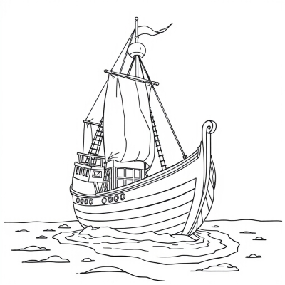 Amazing Wooden Ship