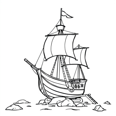 Barque Ship