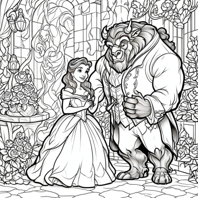 Beauty and the Beast with Friends