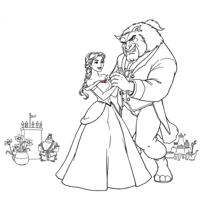 Belle Dances with the Beast