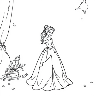 Belle in Ball Gown