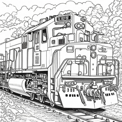 Big Diesel Train
