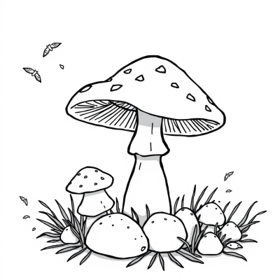 Mushroom Cap Collecting